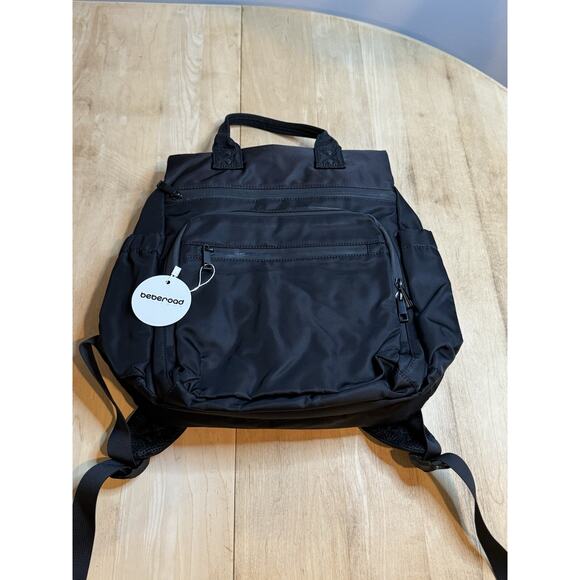 Diaper Bag Back Pack Black NWT - Picture 1 of 4